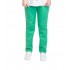 Pantaloni medicali dama, tercot, XS, verde