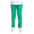 Pantaloni medicali dama, tercot, XS, verde
